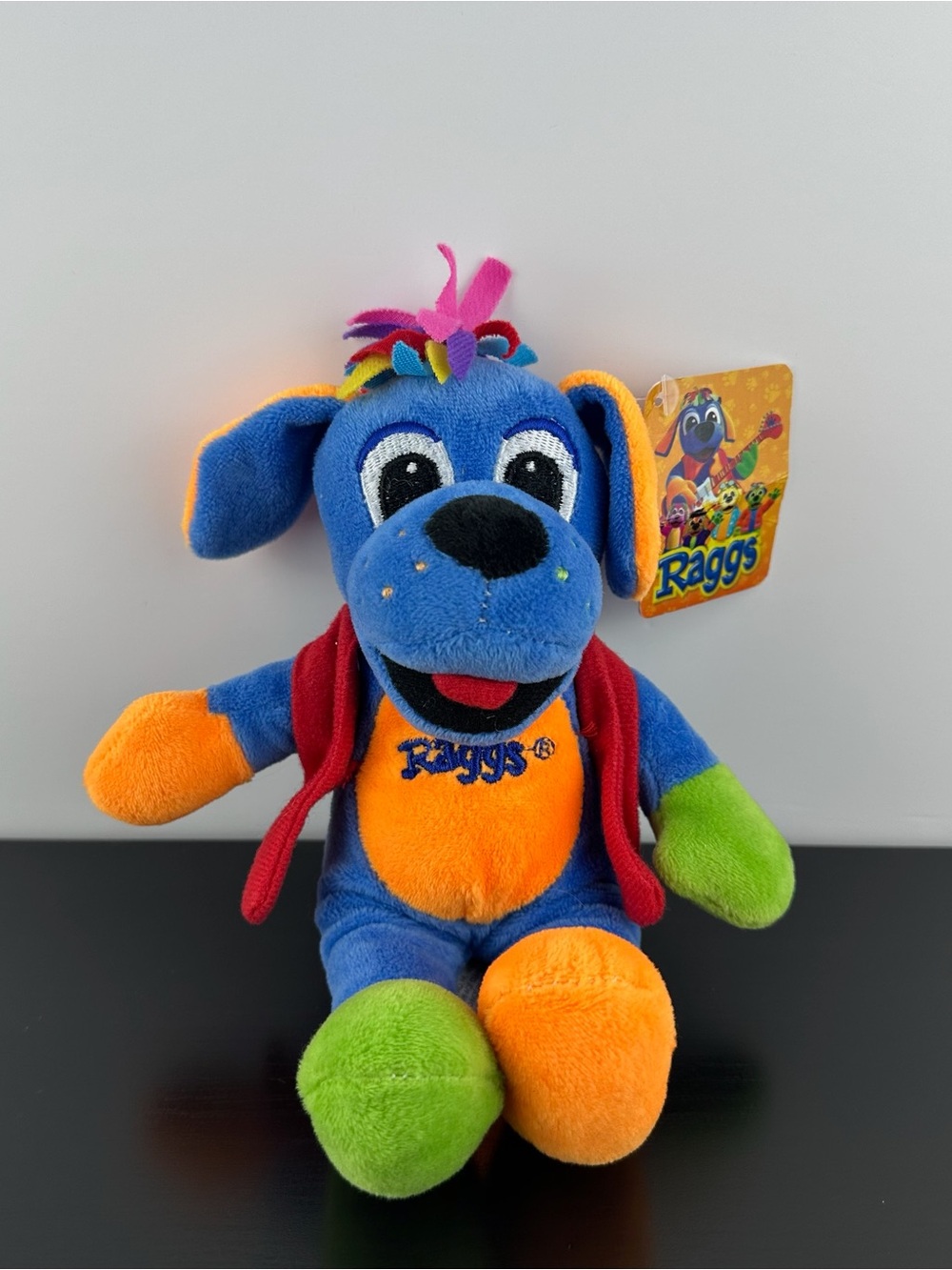Raggs the Blue Dog 9" Plush Stuffed Animal Puppy NWT